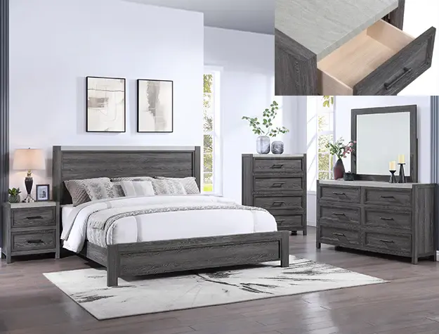 Coordinated 7-Piece Madsen Bedroom Place