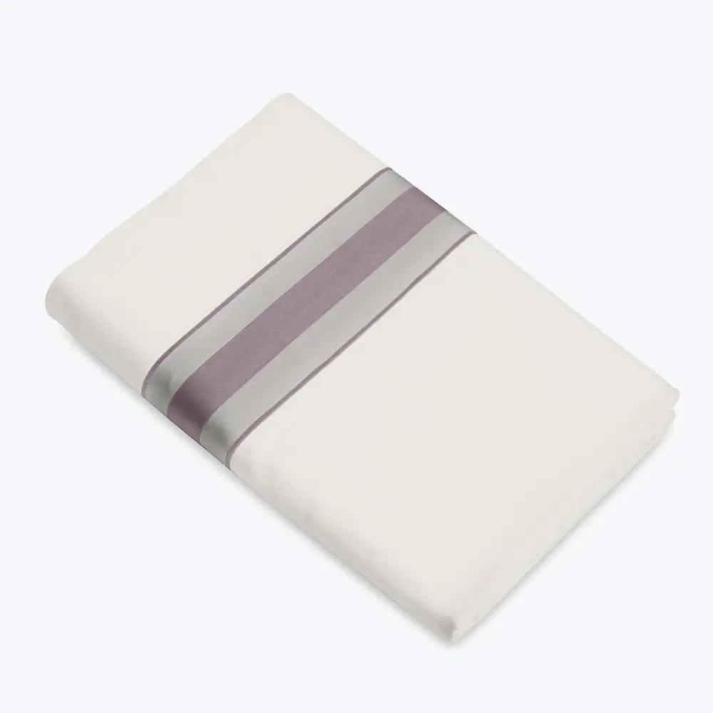 Dimora Sheets & Pillowcases, Ivory/Thistle - 1000 Thread Count