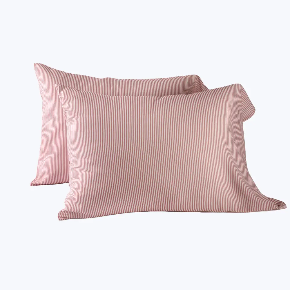 Extra Deep Pocket Blossom Stripe Voile Pillowcase Pair