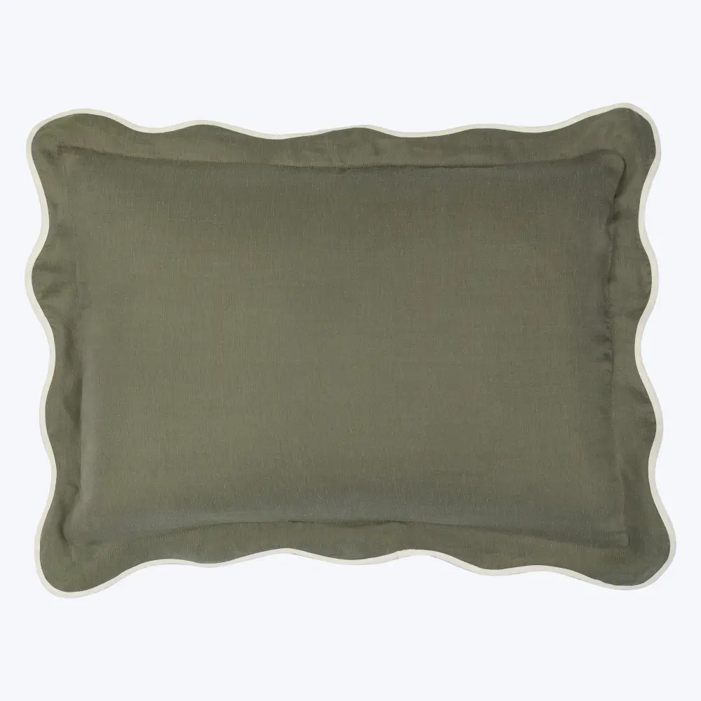 Helios Linen Scallop Sham