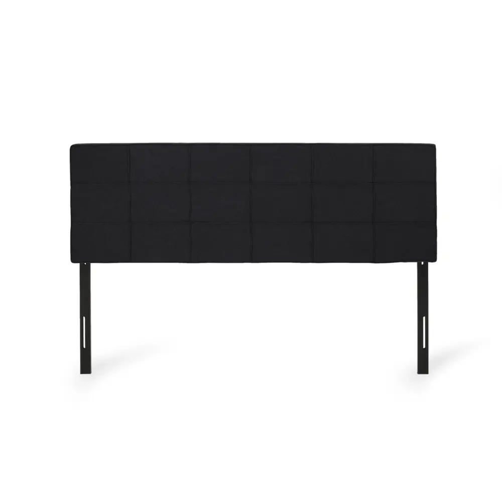 Luxury Hotel Quality Marakesh - Contemporary Fabric Upholstered King / California King Headboard - Midnight