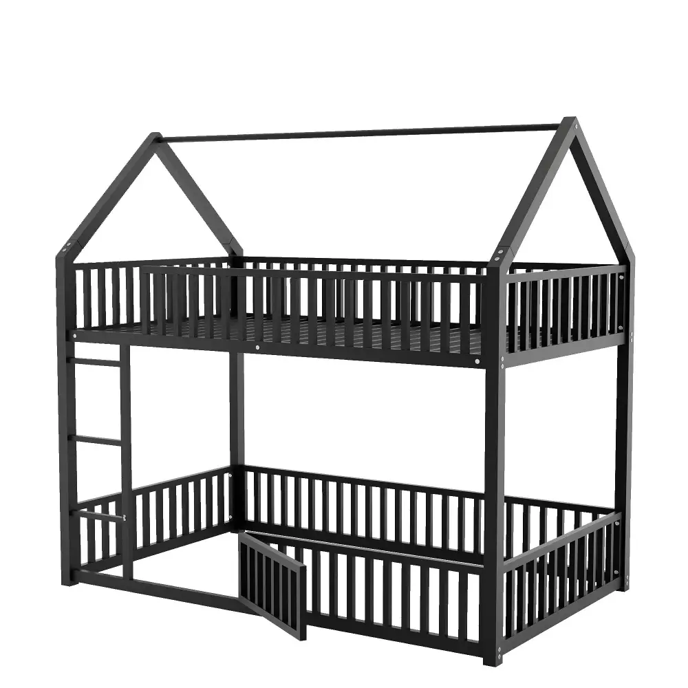 Metal House Bunk Bed Fence And Door