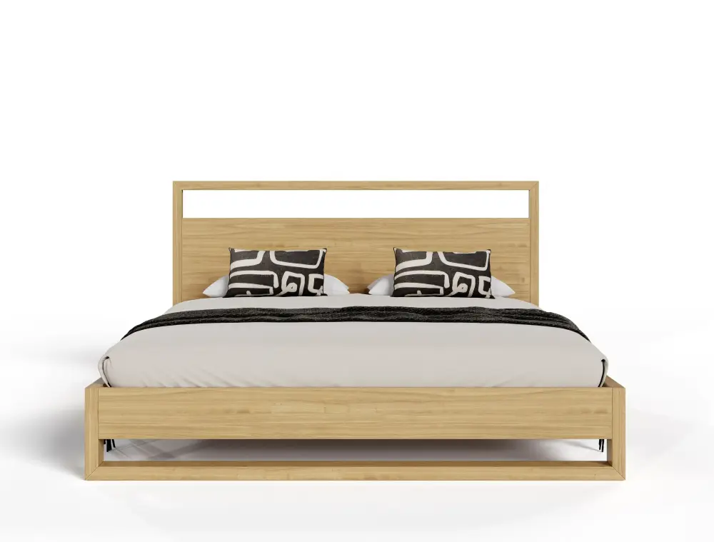 Nova Domus Berlin - Cutting-edge Natural Oak Bed