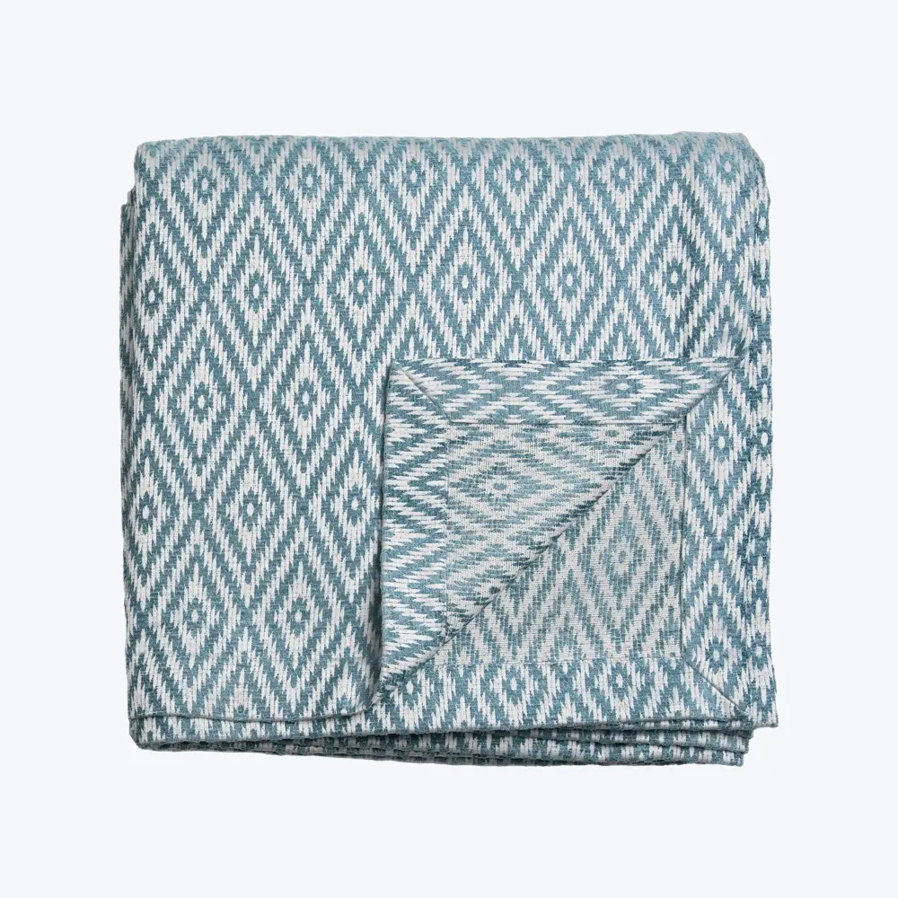 Organic Linen Veranda Coverlet Harbor