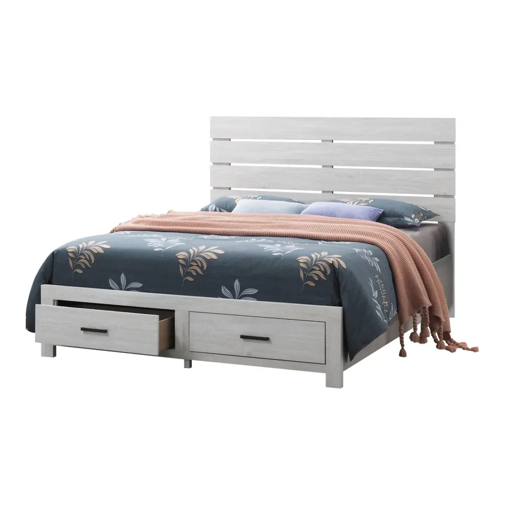 Diamond Modern Furniture COA Brantford King Panel Bed Storage 207050KE