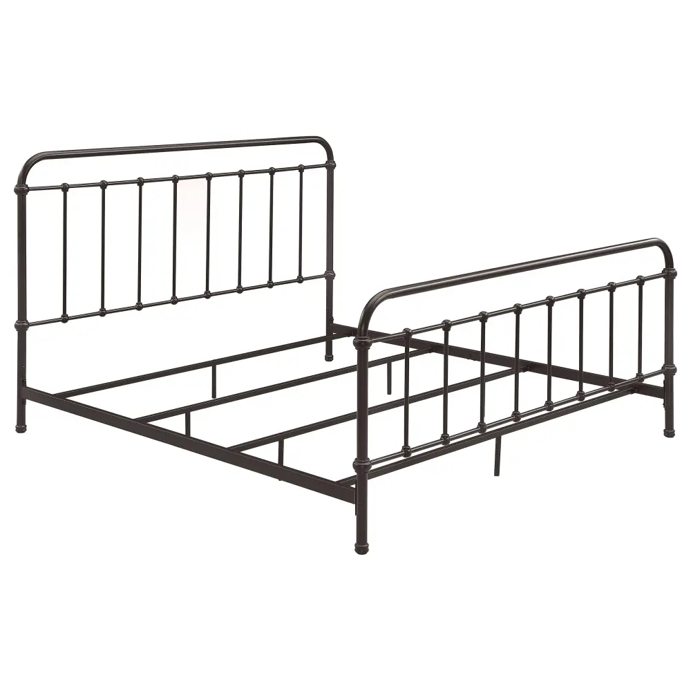 Diamond Modern Furniture COA Livingston King Metal Bed 300399KE