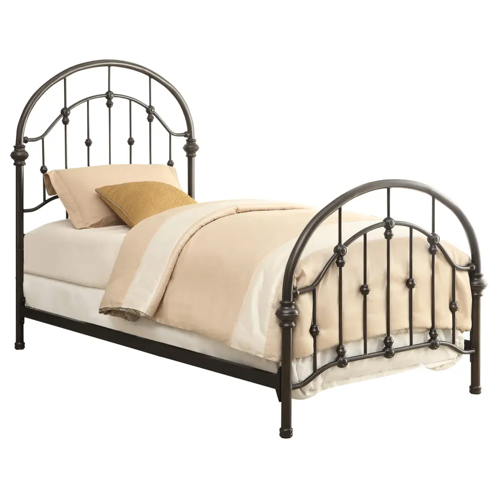 Diamond Modern Furniture COA Maywood Twin Alloy Bed 300407T