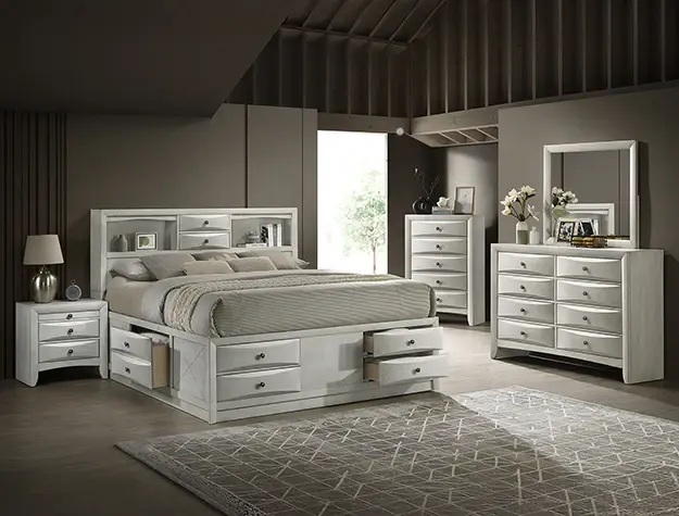 Emily Bedroom Place | Quick Assembly | Tool Included