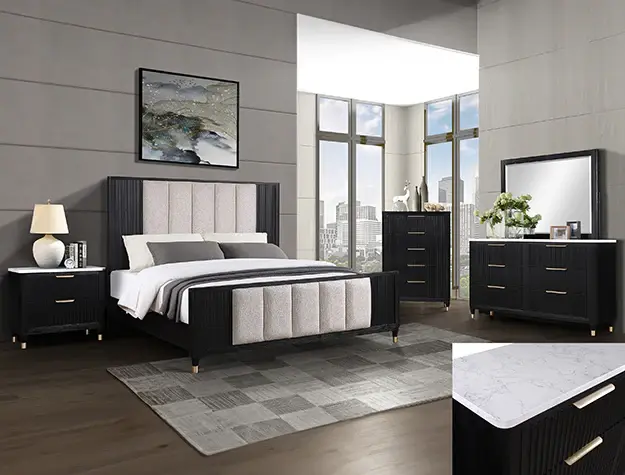 Solid Wood Kara Bedroom Place