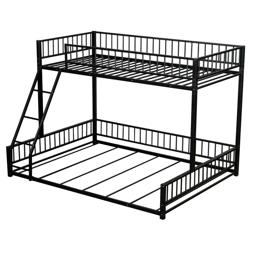 Bunk Bed Frame Ladder And Safety Guardrails | Assembly Included