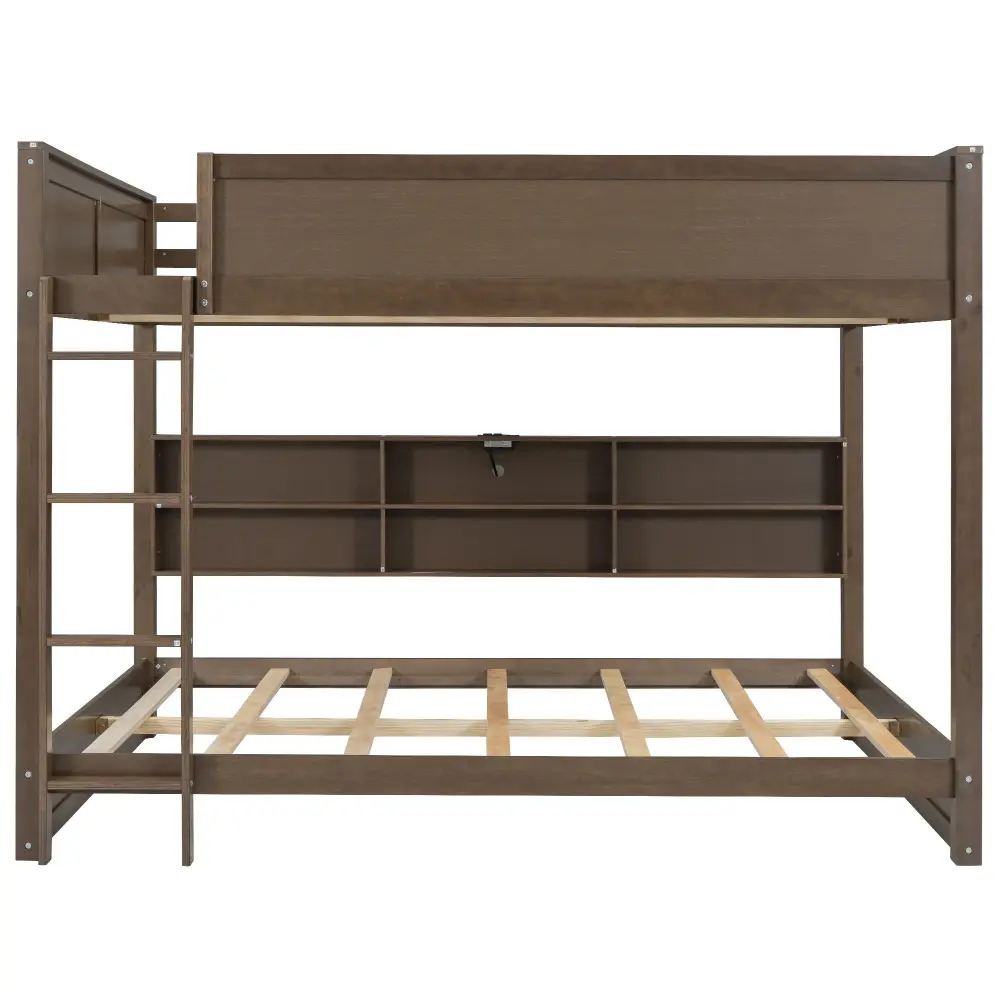 Bunk Bed Storage Cabinets And USB Ports