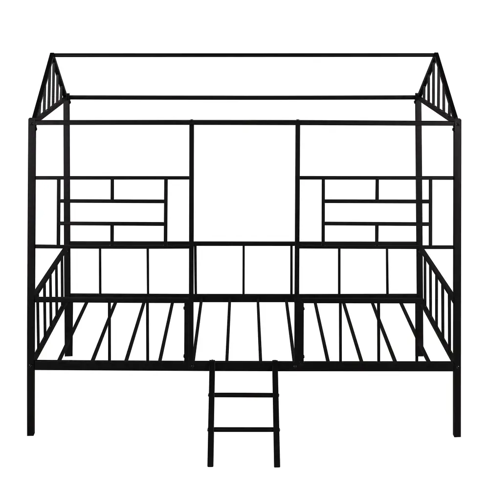 House Bed Frame Slatted Support, No Box Spring Needed