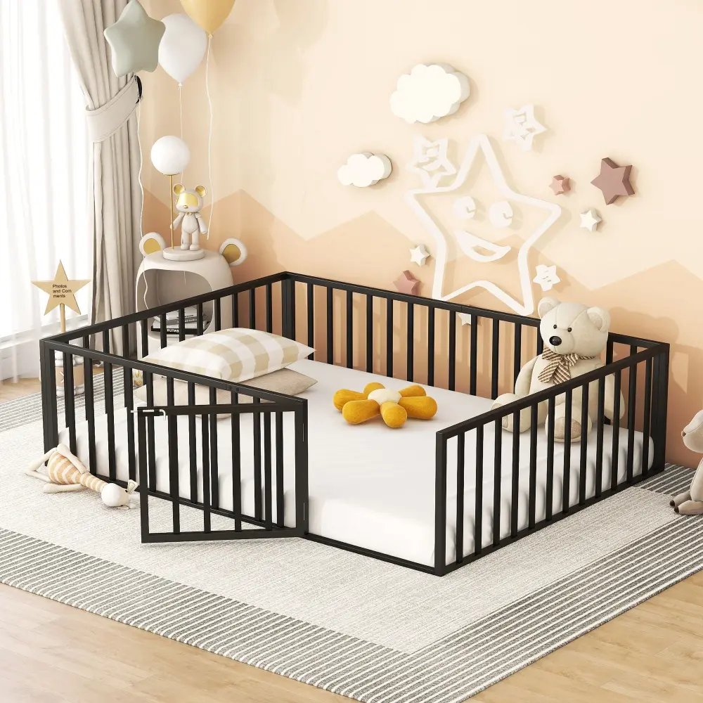 Metal Floor Bed Frame Fence And Door