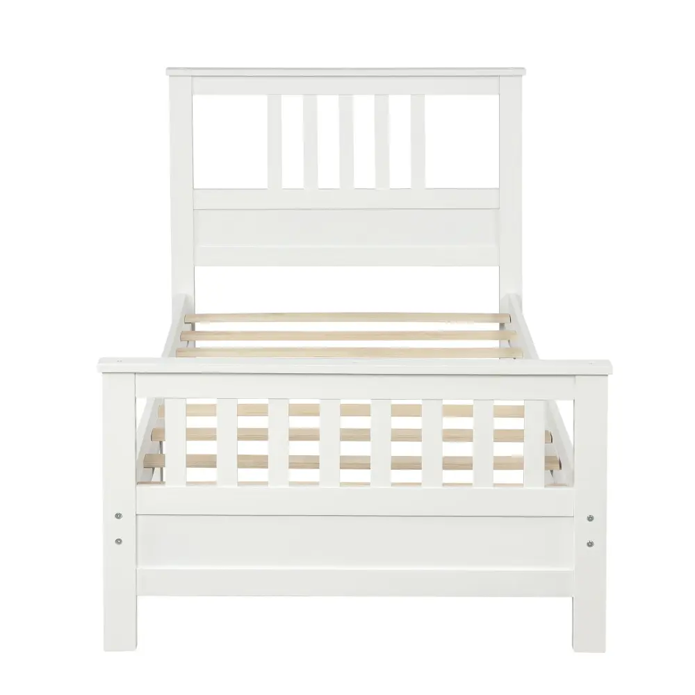 Platform Bed Paneled Headboard And Footboard
