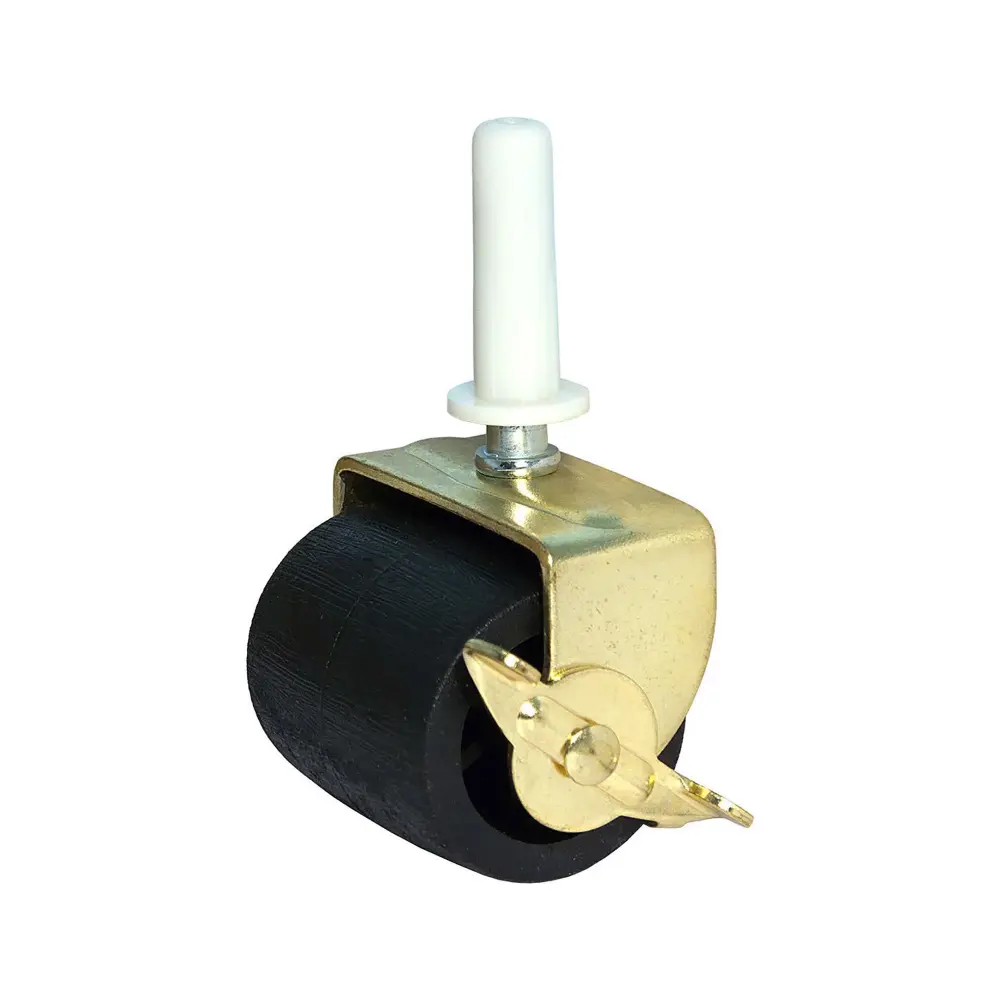 Upholstered Platform Bed Frame Caster and Accessories, Rotate Brake