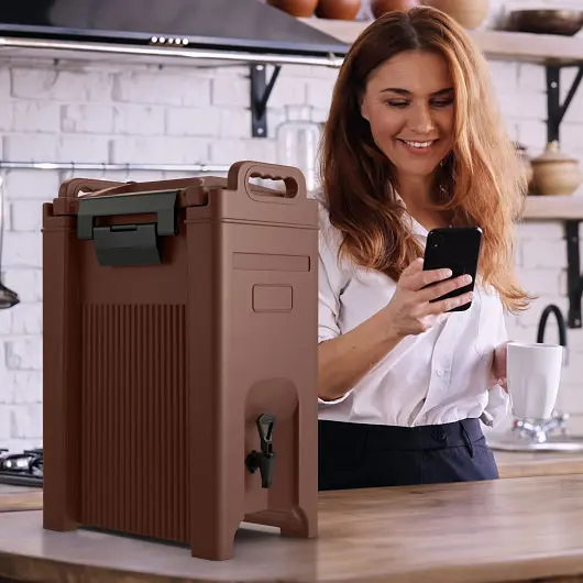 Costway 5 Gallon Insulated Beverage Server Dispenser, Coffee, NP10781CF