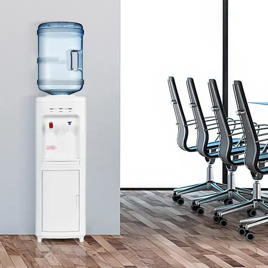 Costway Precision 5 Gallons Hot and Cold Water Cooler Dispenser Child Securety Lock, EP22276US