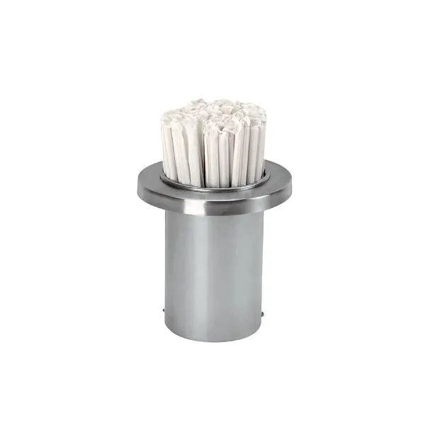 Dispense Rite Constructed- straw holder mounting collar - Stainless Steel, TSD-1C
