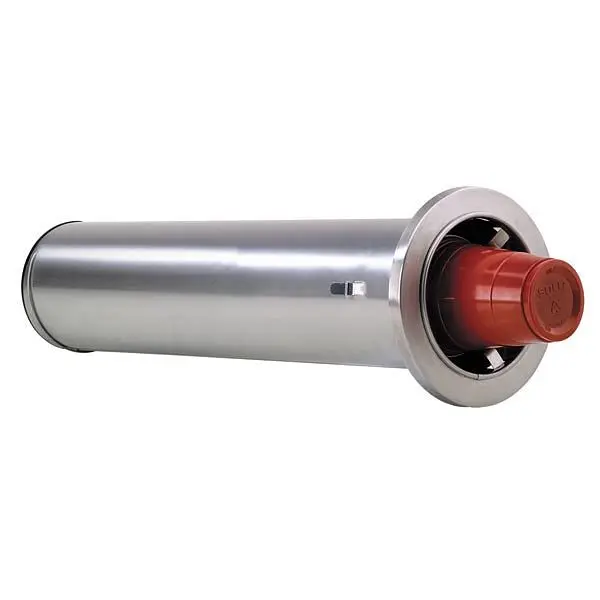 Dispense Rite -Counter one-size-fits-all adjustable stainless steel cup dispenser - 1 spring - 22" Length, ADJ-2F