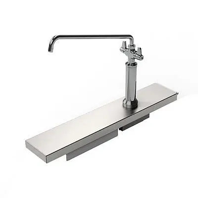 Electrolux Professional Left cover plate and mixing faucet kettles (587041 and 587042), 911821