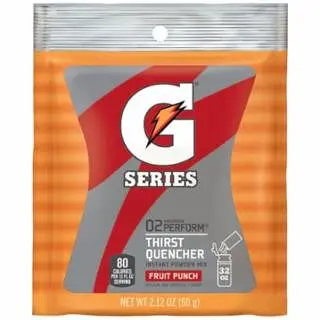 Gatorade Advanced G Series 02 Execute Thirst Quencher Instant Powder, 2.12 oz, Pouch, 32 oz Yield, Fruit Punch, 144/Case, ...