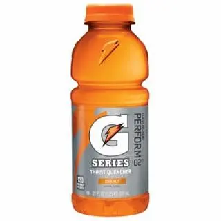 Gatorade Strong 20 oz Wide Mouth Bottle, Orange, 24/case, 32867