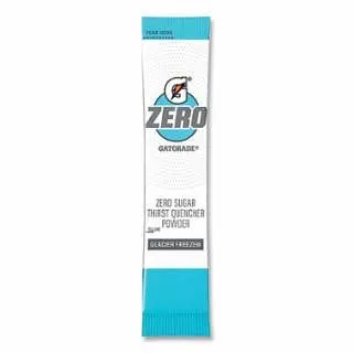 Gatorade G Zero Powder Stick, 0.10 oz Volume, 16.9 oz Yield, Glacier Freeze, 120/Master Pack, 04457