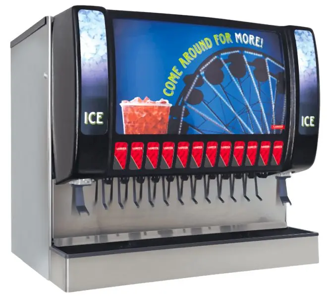 Lancer Proven Ice Beverage Dispenser Sensation 44 Stainless Spring Steel, 85-4962B-211