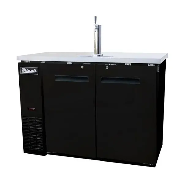Migali Rapid 48″ Direct Draw Beer Dispenser, 48.75"x24.4"x35.75" (WxDxH), R290, C-DD48-2-HC
