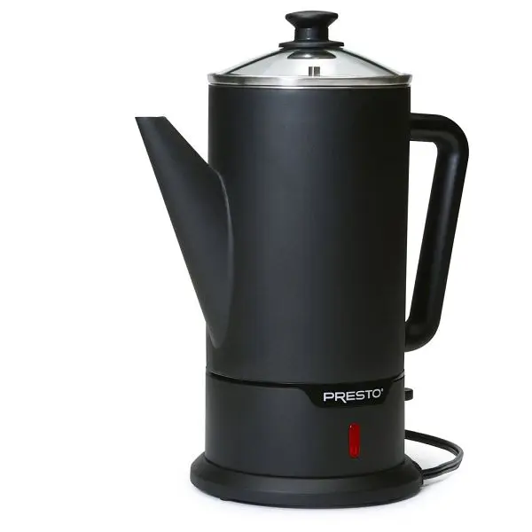 Presto Cordless-Serve 12-Cup Stainless Alloy Steel Coffee Maker, 02815