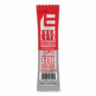 Sqwincher Everlyte Powder Stik, 1 Oz, Yields 16.9-20 Oz, Fruit Punch, Quantity: 96 pieces, 159060282