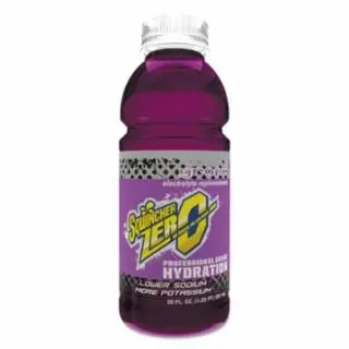 Sqwincher Fade-Resistant Zero Ready-To-Drink, 20 Oz, Wide-Mouth Container, Grape, 159030803
