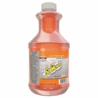 Sqwincher Liquid Concentrate, 64 Oz, Bottle, Yields 5 Gal, Tangerine, Quantity: 6 Bottles, 159030324