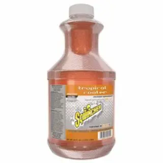 Sqwincher Liquid Concentrate, 64 Oz, Bottle, Yields 5 Gal, Tropical Cooler, Quantity: 6 Bottles, 159030329