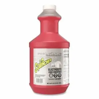 Sqwincher Liquid Concentrate, 64 Oz, Bottle, Yields 5 Gal, Cool Citrus, Quantity: 6 Bottles, 159030330