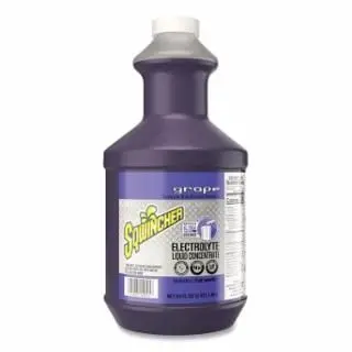 Sqwincher Liquid Concentrate, 64 Oz, Container, Yields 5 Gal, Grape, Quantity: 6 Bottles, 159030322