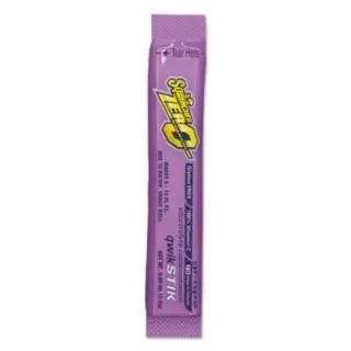 Sqwincher Qwik Stik Zero Sugar, 0.06 Oz, Pack, Yields 10 Oz, Grape, Quantity: 500 pieces, 159060204