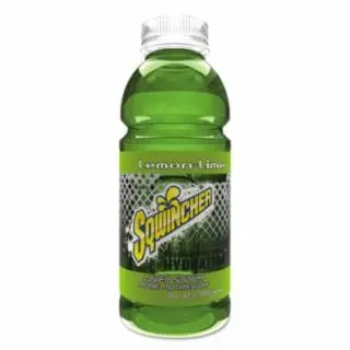Sqwincher Ready-To-Drink, 20 Oz, Wide-Mouth Bottle, Lemon-Lime, Quantity: 24 pieces, 159030538
