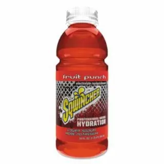 Sqwincher Ready-To-Drink, 20 Oz, Wide-Mouth Jug, Fruit Punch, Quantity: 24 pieces, 159030535