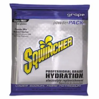 Sqwincher Upgraded Powder Kits, Grape, 47.66 Oz, Pack, Yields 5 Gal, Quantity: 16 pieces, 159016406