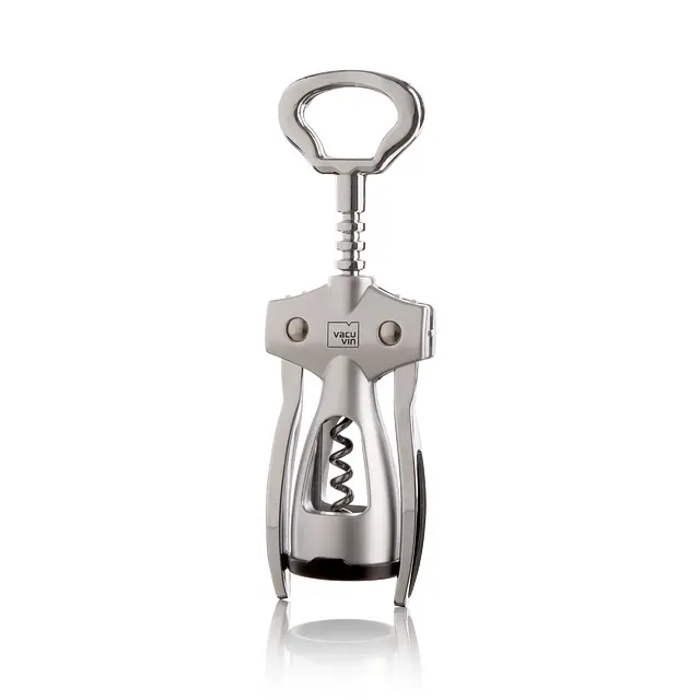 Vacu Vin Corkscrew Winged Silver, Chrome coating, 68423606