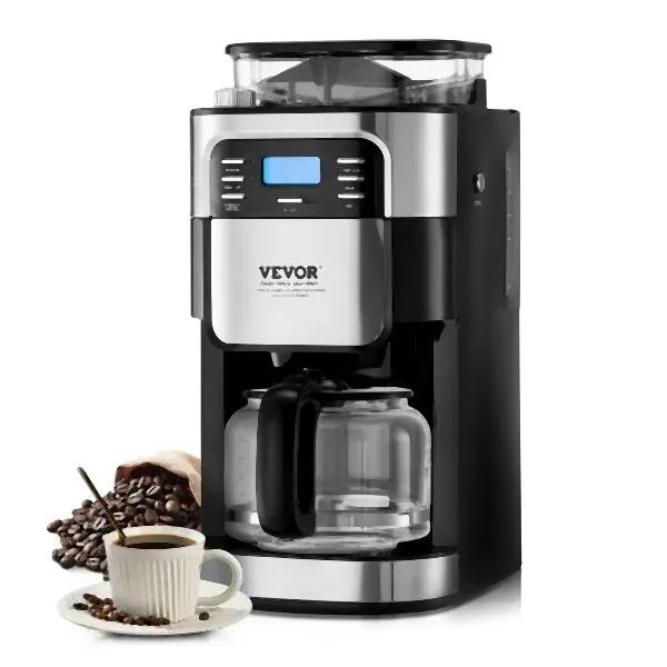 VEVOR 12-Cup Coffee Maker Drip Coffee Machine 24-Hour Timer Auto Brew, ZCKYMCZKFJ125OAPVV1