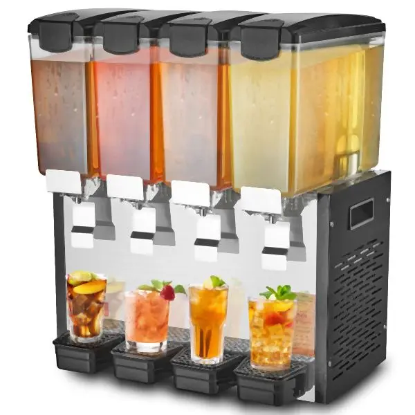 VEVOR Commercial Beverage Dispenser 10L x 4, 430W, SYYLJJBSJXS1VGEIJV1