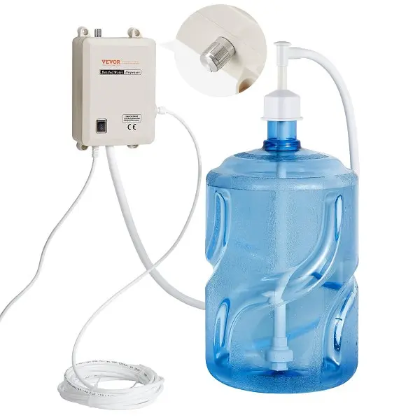 VEVOR 5 Gallon Flaskd Water Dispenser Pump System Water Dispensing Jug Pump, PZSYSBDJSGLLVQ3NPV1