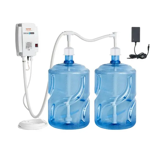 VEVOR Plug-and-Play 2x5 Gallon Jugd Water Dispenser Pump System Water Dispensing Jug Pump, PZSYSBSJSGSPBXTUJV1