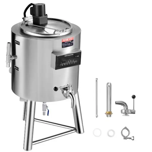 VEVOR Commercial Milk Pasteurization Machine 50L Pasteurizer Milk Sterilization, LDSBSSJJ50LY7SEA3V7