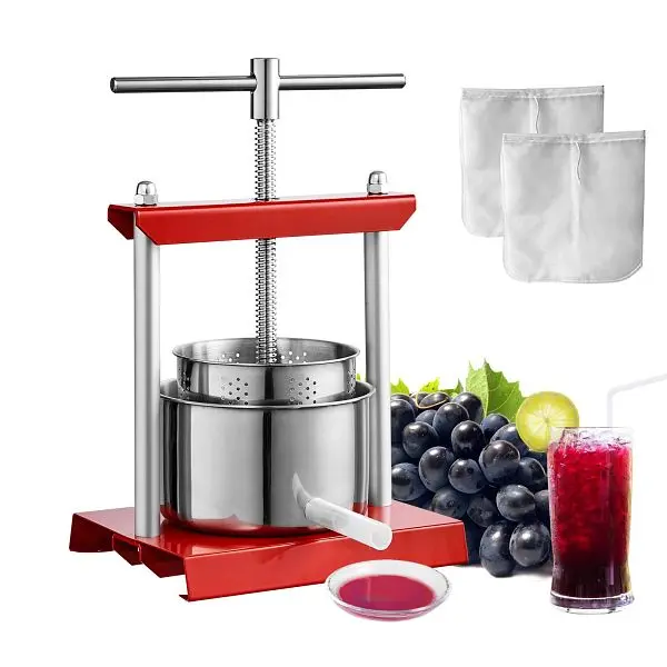 VEVOR Fruit Wine Press, 0.8 Gallon/3L, TSGJYZJBX3LT2STSQV0