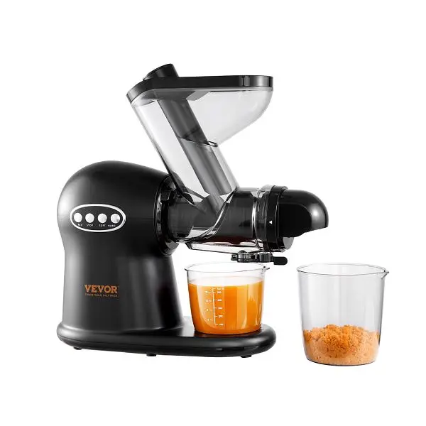 VEVOR Slow Masticating Juicer, 2-Speed Mode Cold Press Juicer Machine Reverse Function, WSYZJ200WSK6L334XV1