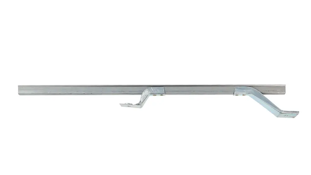Passenger Lower Rear Door Window Track w/ Felt, 1966-77 Ford Bronco
