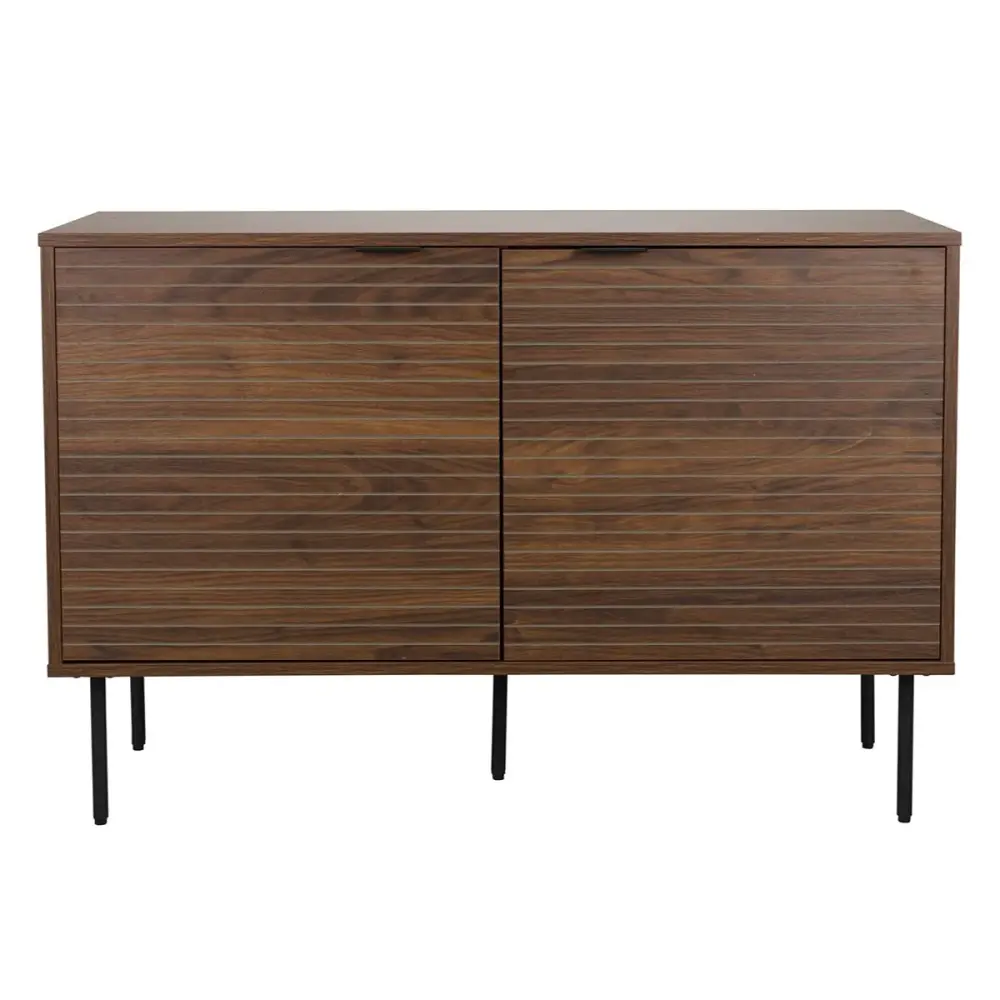 Adjustable Height Stripes High Sideboard - Cocoa